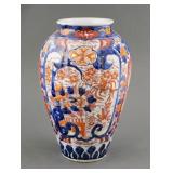 Japanese Imari Porcelain Baluster Vase