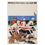 Lake Placid Hockey Team 1980 Olympics Poster