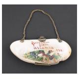 Vtg Clam Shell Clutch Coin Purse 1880s Atlanta