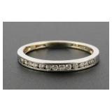 14K Gold Diamond Band