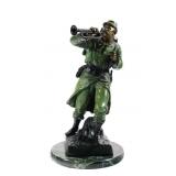 JEAN-LOUIS GREGOIRE, Bronze Soldier Statue