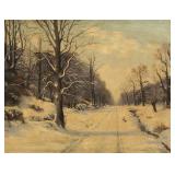 LILLIAN HULSMANN Winter Landscape Painting