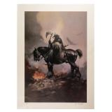 FRANK FRAZETTA, Death Dealer Signed Lithograph