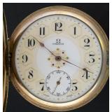 Omega Gold Filled Hunter Case Pocket Watch