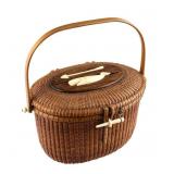 Stephen Gibbs Nantucket Basket w 1962 Letter