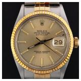 ROLEX Datejust Ref. 16013 Two-Tone Wristwatch