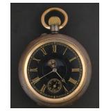 Swiss Calendar Moonphase Pocket Watch
