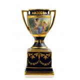 Royal Vienna Amphora Form Open Urn