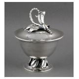 Sterling Covered Bowl Taxco Jensen Design