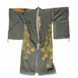 Antique Japanese Silk Embroidered Wedding Kimono