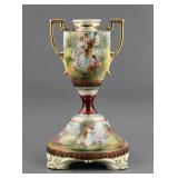 Royal Vienna Style Art Nouveau Amphora Open Urn