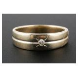 Vintage 14K Diamond Band