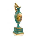 Royal Vienna Hand Painted Porcelain Ewer