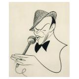 AL HIRSCHFELD Sinatra etching