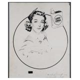 Lucky Strike Advertising Photo Plate