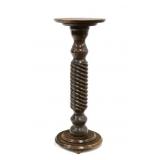 Antique Oak Turned Pedestal