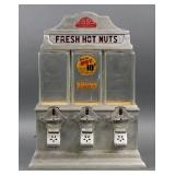 Vtg Ajax Hot Nut Vendor Peanut Machine Coin Op