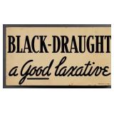 Black Draught Laxatives Flange Sign