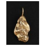 Gold Nugget Pendant
