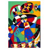 CHRISTOPHER MARTIN Abstract Silkscreen