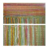 CHRISTOPHER MARTIN Abstract Painting Diptych