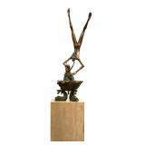 PAPO COBIAN, Bronze Nude Woman Fountain