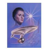 GENE RODDENBERRY Signed Star Trek Print