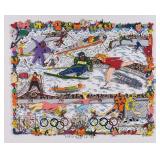 JAMES RIZZI 3D Collage Lithograph, Nagano