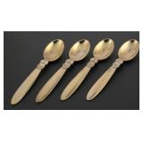 GEORG JENSEN Cactus Spoons Set Of Four