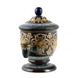 1890s DOULTON LAMBETH Isobath Inkwell