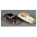(2) RexToys Cadillac V16 1938-40 Diecast Cars
