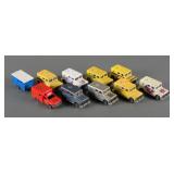 (10) Vintage Majorette Diecast Trucks Vehicles