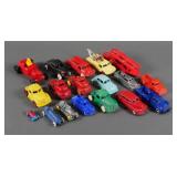 (18) Vintage Plastic Toy Model Cars Trucks