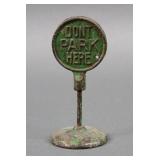 Vtg Arcade Cast Iron Police Dept/Don