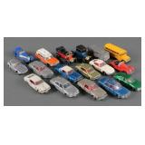 (17) Vintage Tomica Diecast Cars