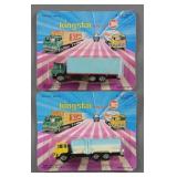 (2) Vintage Kingstar Mini Car Diecast Trucks MOC