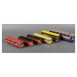 (6) Vtg Diecast Buses Corgi Dinky Siku Yonezawa