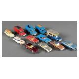 (12) Vintage Husky Brand Diecast Cars