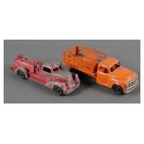 (2) Vintage Hubley Kiddie Toy Trucks