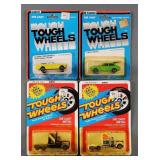 (4) Vintage MOC Kidco Tough Wheels Diecast Cars