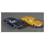 (2) Vtg Gamda Koor Sabra Israel Diecast Cars
