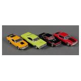 (4) Matchbox Models of Yesteryear Muscle Cars