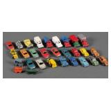 Vintage 1940s Miniature Die Cast Model Toy Cars