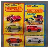 (4) MOC Matchbox Diecast Cars