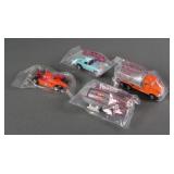 (4) Vtg Hot Wheels Gulf Oil Trucks & Race Cars