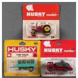 (3) Vintage Husky MOC Diecast Models