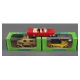 (3) Vintage Elicor Diecast Hobby Cars MIB