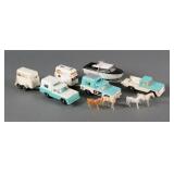 Vintage Hubley Tinytoys Trucks and Trailers