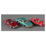 (3) Vintage Politoys & Mercury Diecast Cars