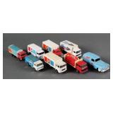 (8) Vtg Soft Drink Cola Diecast Delivery Trucks